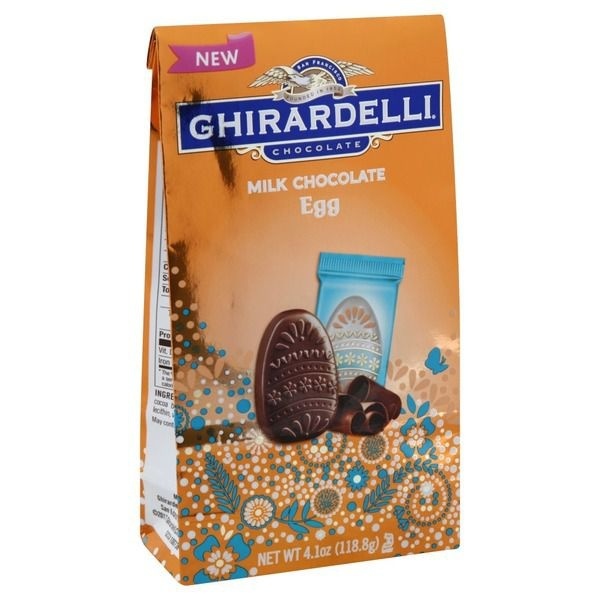 slide 1 of 1, Ghirardelli Milk Chocolate Egg Bag, 4.1 oz