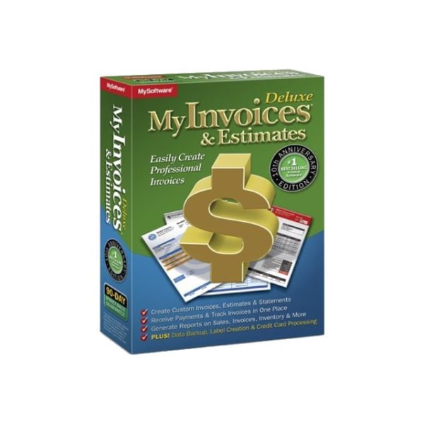 slide 2 of 3, Avanquest Myinvoices & Estimates Deluxe 10, Traditional Disc, 1 ct