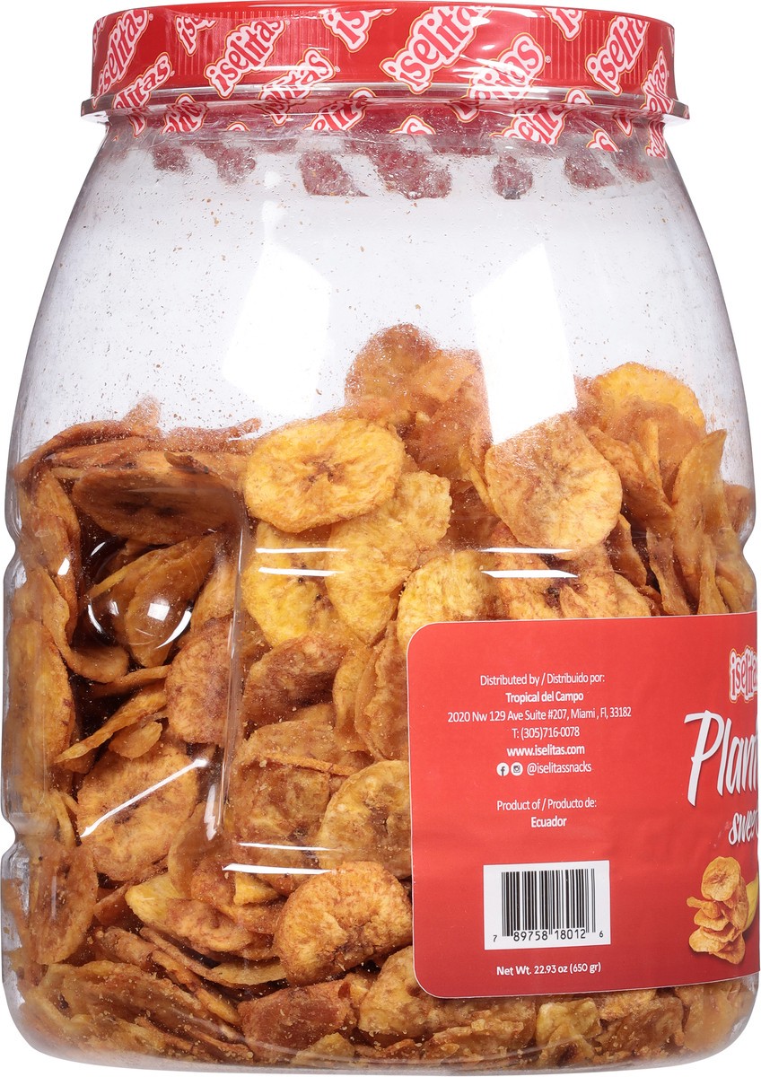slide 10 of 12, Iselitas Sweet Plantain Chips 22.93 oz, 22.93 oz