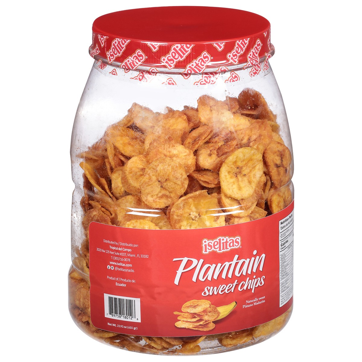 slide 11 of 12, Iselitas Sweet Plantain Chips 22.93 oz, 22.93 oz