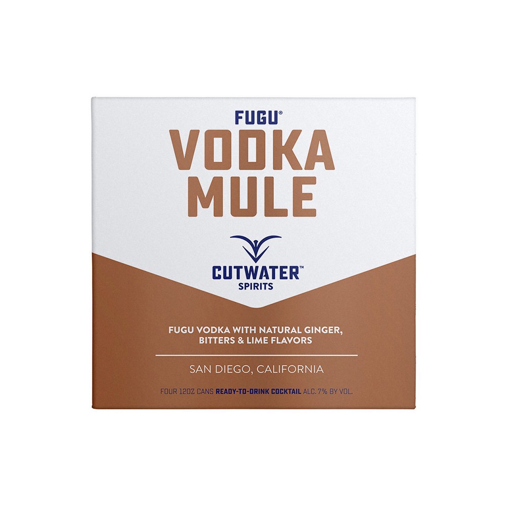 slide 5 of 15, Cutwater Spirits Fugu Vodka Mule Spirits, 4 ct; 12 oz