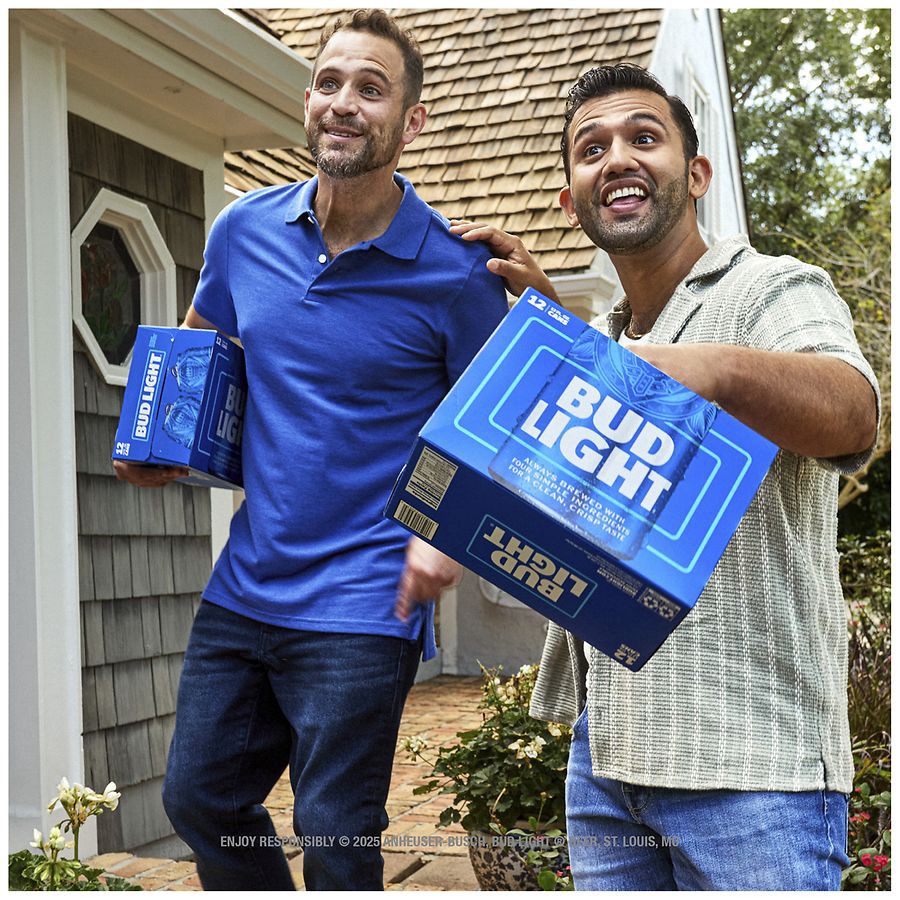slide 2 of 5, Bud Light Beer, 16 Fl Oz Cans, 4.2% ABV, 6 fl oz