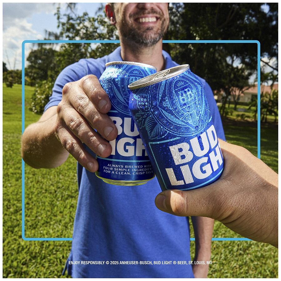 slide 3 of 5, Bud Light Beer, 16 Fl Oz Cans, 4.2% ABV, 6 fl oz