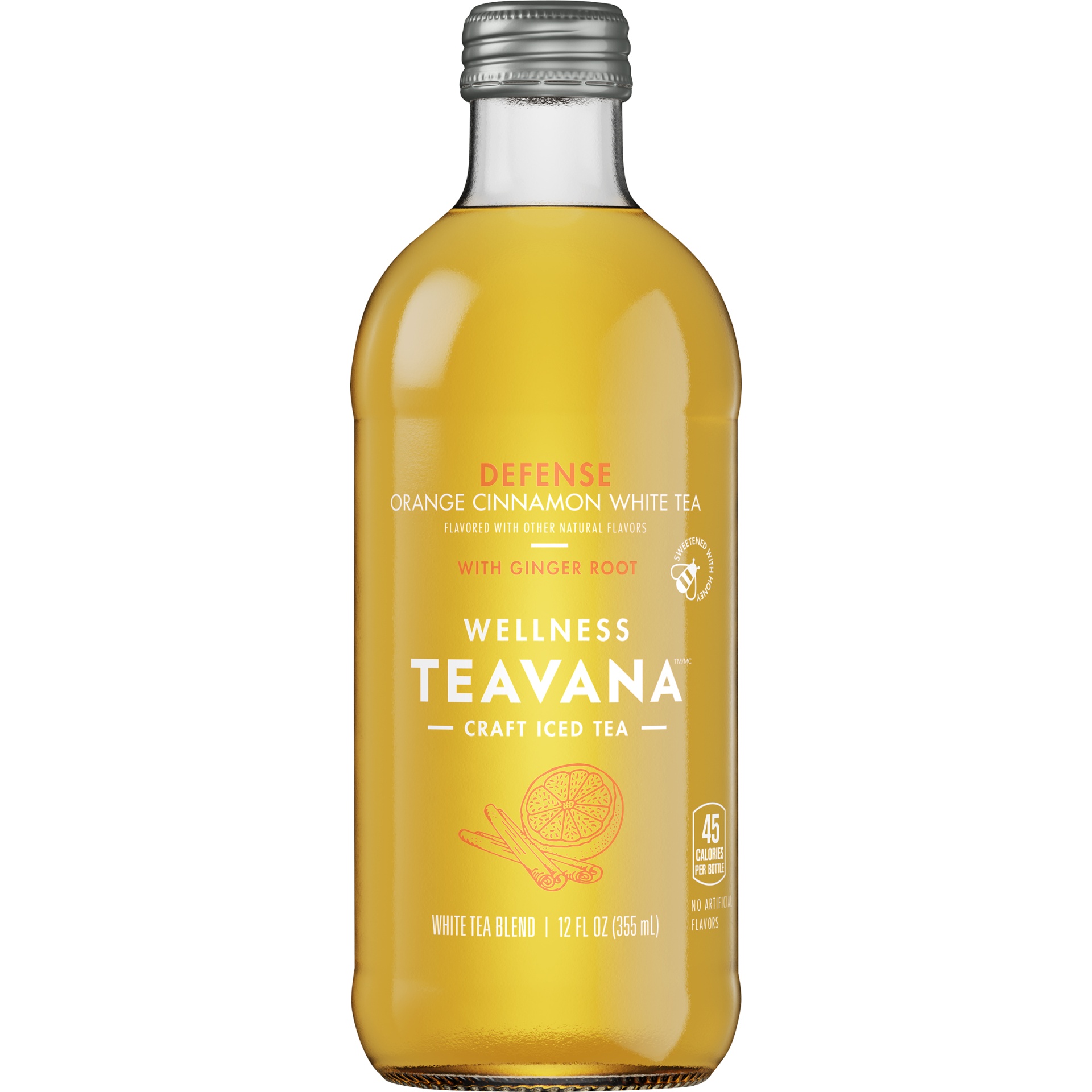 slide 1 of 1, Teavana Wellness Defense Cinnamon White Tea Bottle, 12 fl oz