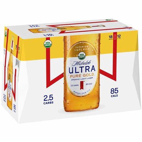 slide 1 of 1, Michelob Ultra Pure Gold, 12 fl oz