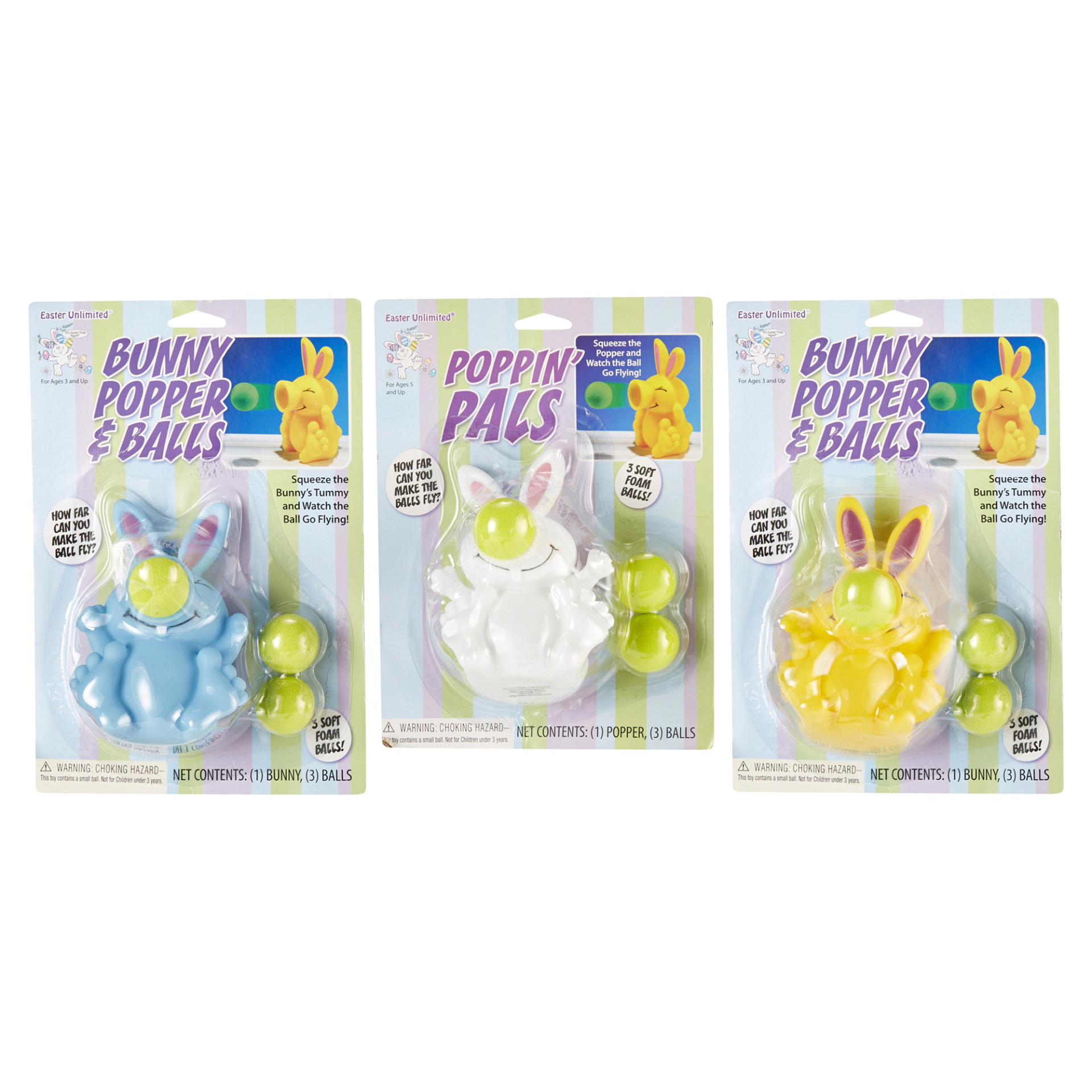 slide 1 of 1, Easter Unlimited Holiday Time Bunny Popper /Ball, 1 ct