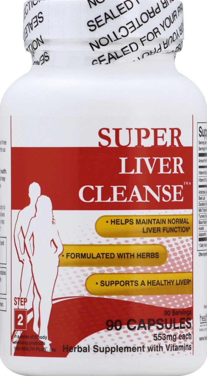 slide 2 of 2, Health Plus Liver Detox, 90 ct