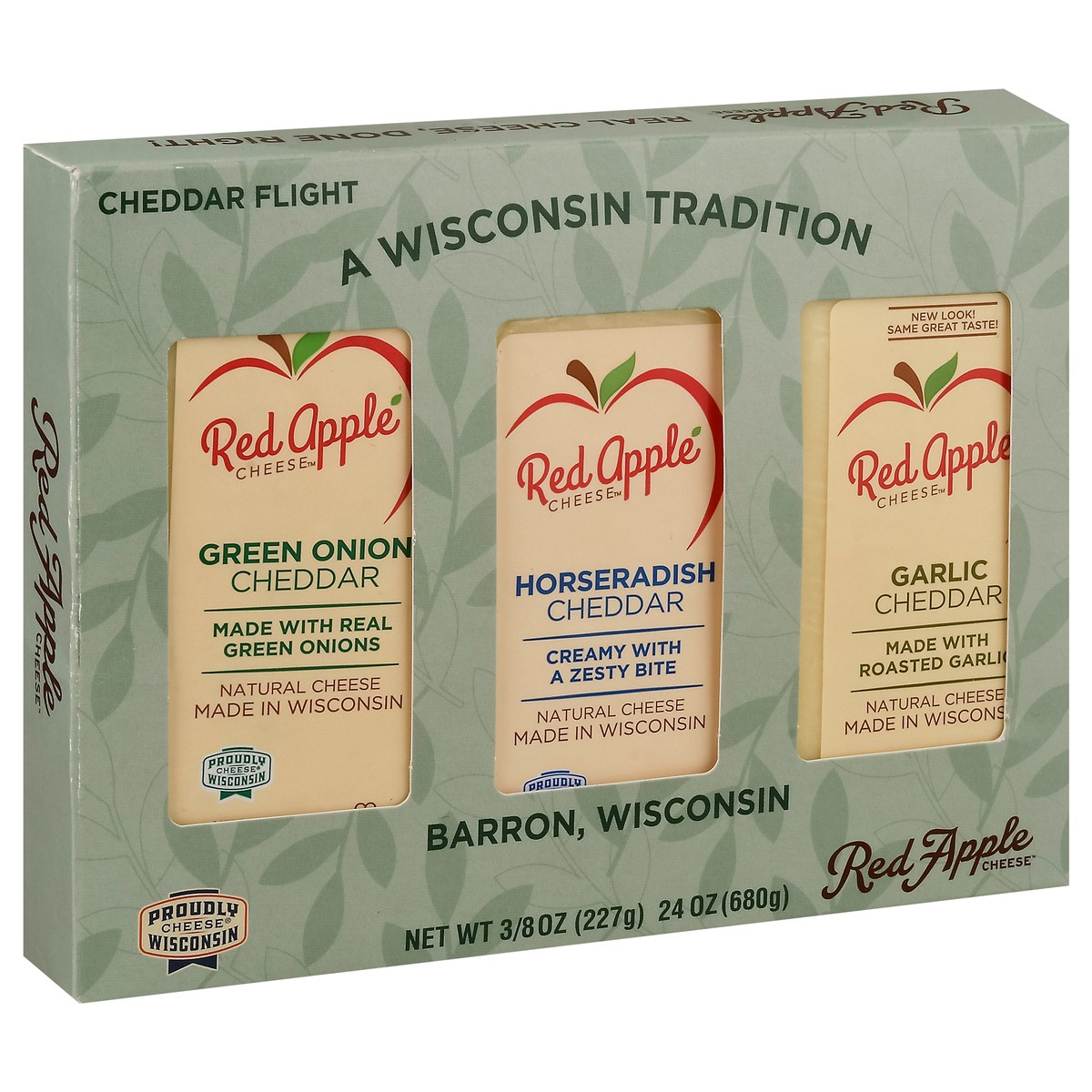 slide 14 of 14, Red Apple Cheddar Flight, 