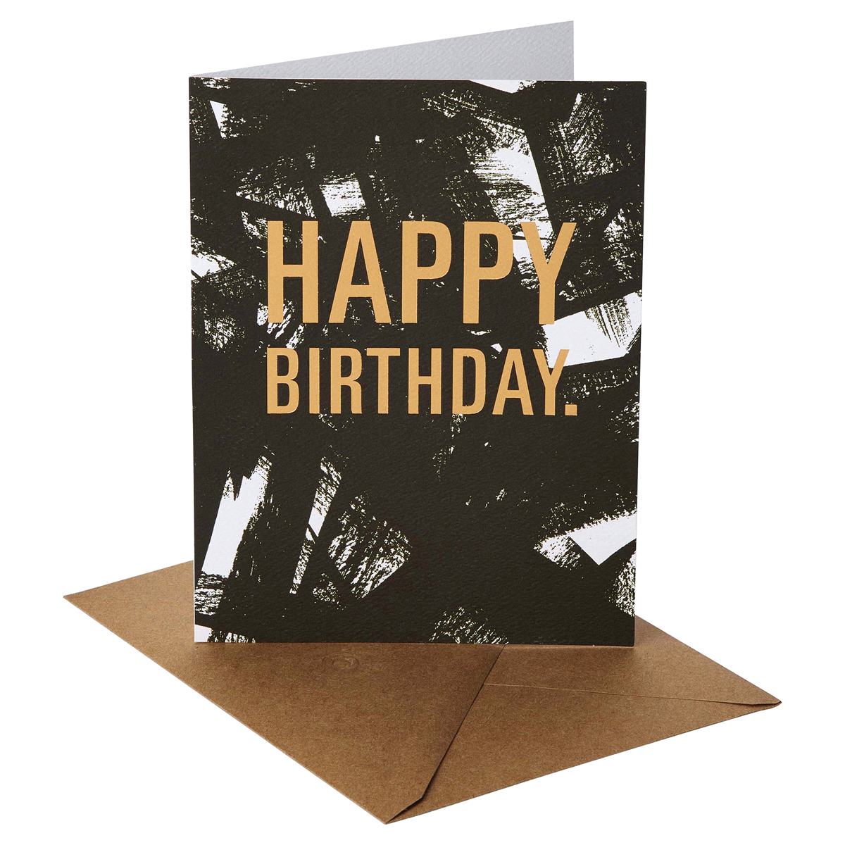 slide 2 of 5, American Greetings (S19) Gold Lettering - Birthday Card, 1 ct