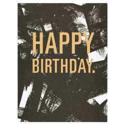 American Greetings (S19) Gold Lettering - Birthday Card