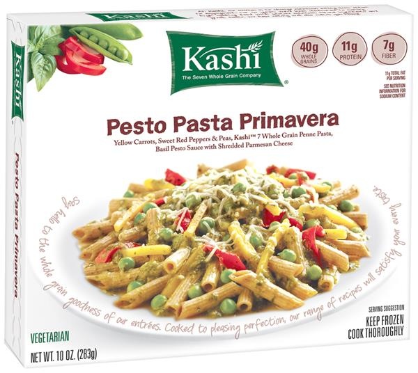 slide 1 of 1, Kashi Pesto Pasta Primavera, 10 oz