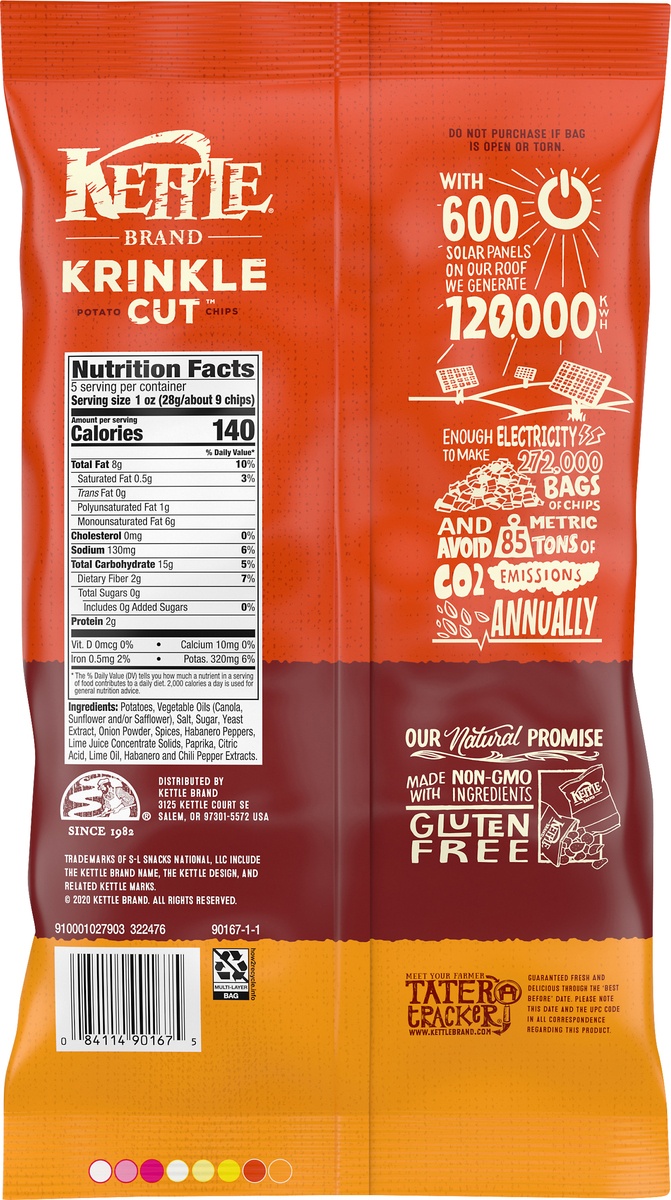 Kettle Habanero Lime Kettle Chips 5 oz Shipt