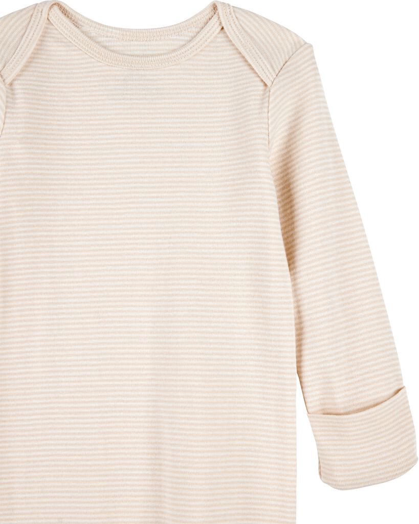 slide 2 of 4, Carter's Baby 2-Pack Sleeper Gowns - Ivory/Tan Ivory/Tan 3M, 1 ct