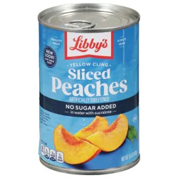Libby's Yellow Cling Sliced Peaches 14.5 oz
