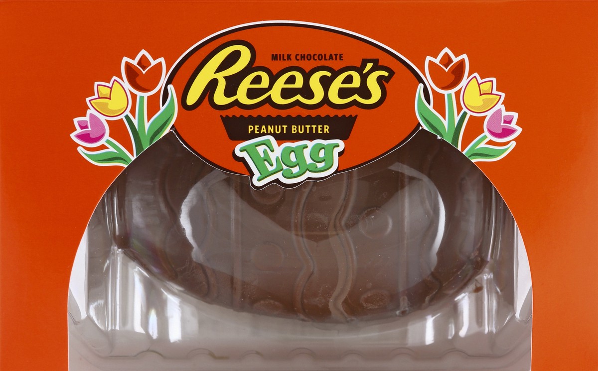 slide 8 of 10, REESE'S Milk Chocolate Peanut Butter Creme Egg Candy, Easter, 6 oz, Gift Box, 6 oz