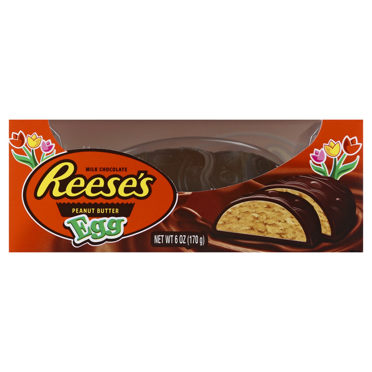 slide 10 of 10, REESE'S Milk Chocolate Peanut Butter Creme Egg Candy, Easter, 6 oz, Gift Box, 6 oz