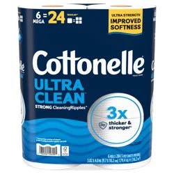 Cottonelle Ultra ComfortCare Strong Toilet Paper Mega Rolls Unscented, Mega Rolls