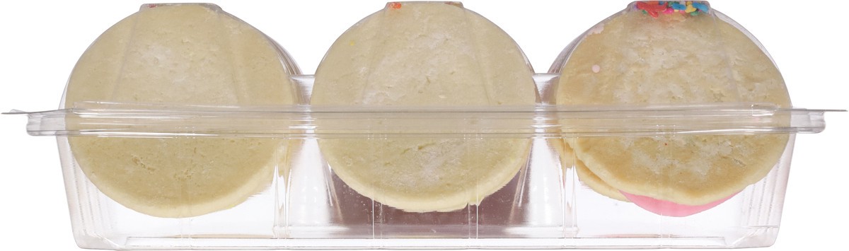 slide 9 of 12, First Street Pink & Yellow Frosted Sugar Cookies, 28.3 oz