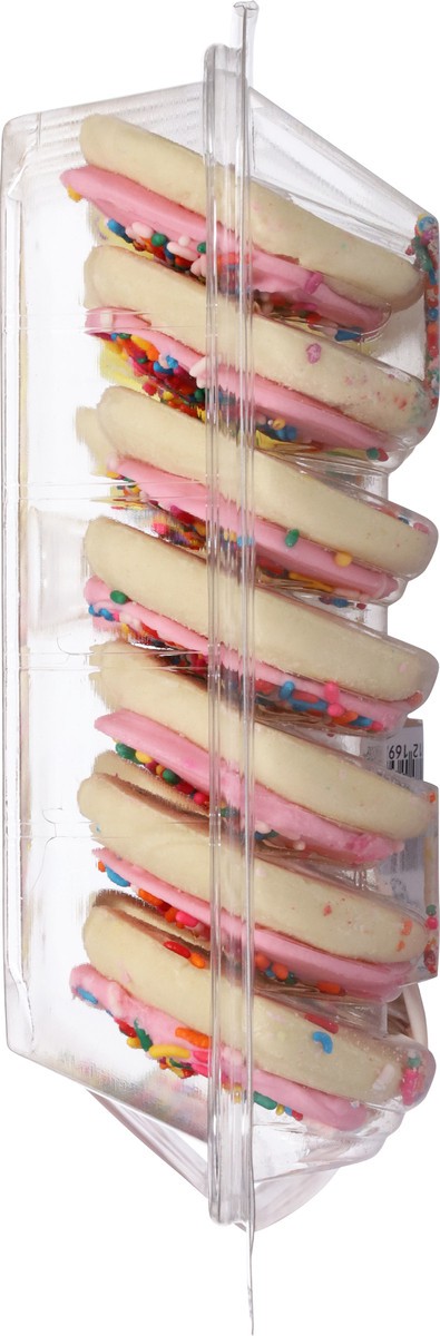 slide 2 of 12, First Street Pink & Yellow Frosted Sugar Cookies, 28.3 oz