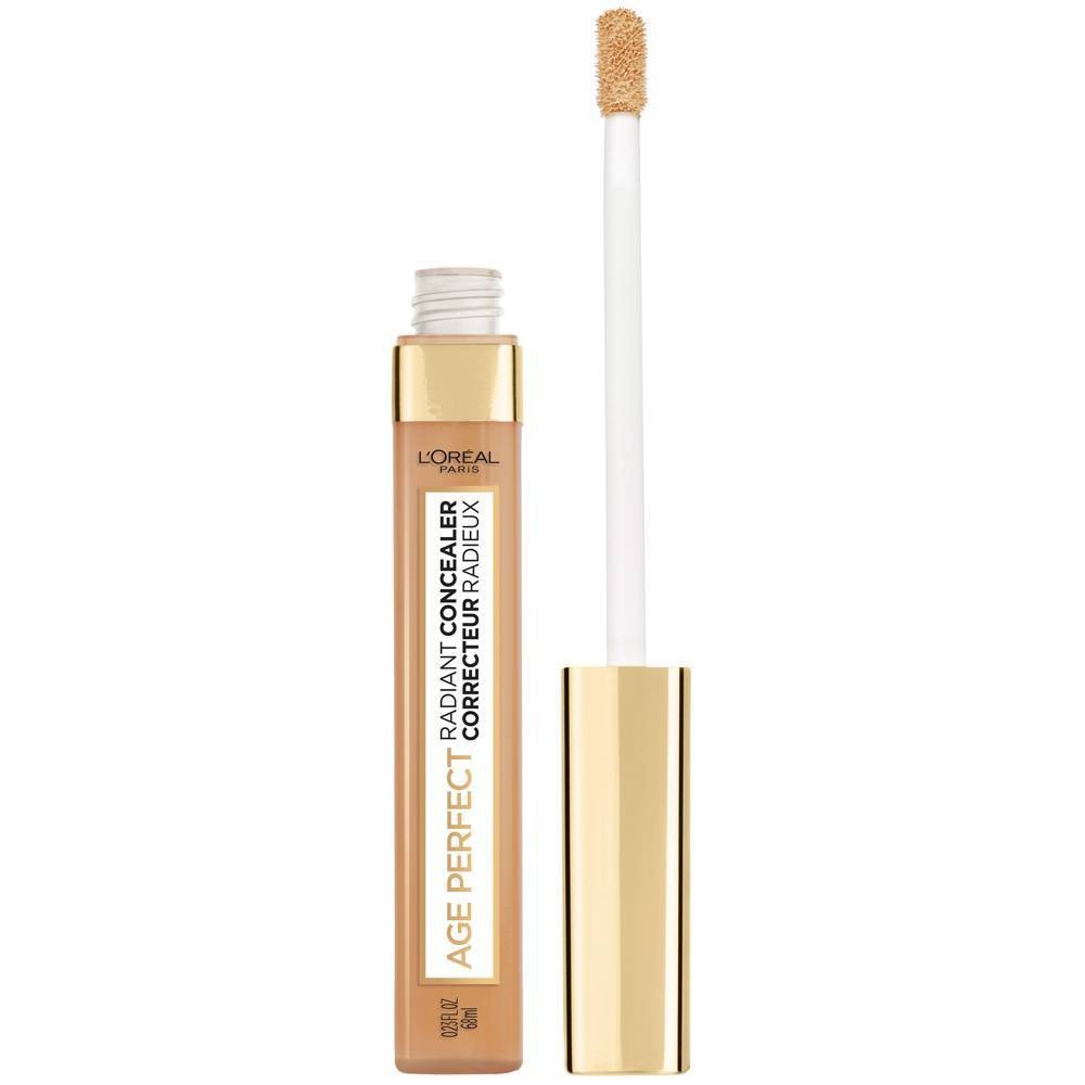 slide 1 of 1, L'Oréal Age Perfect Radiant Concealer With Hydrating Serum, Golden Sun, 0.23 oz