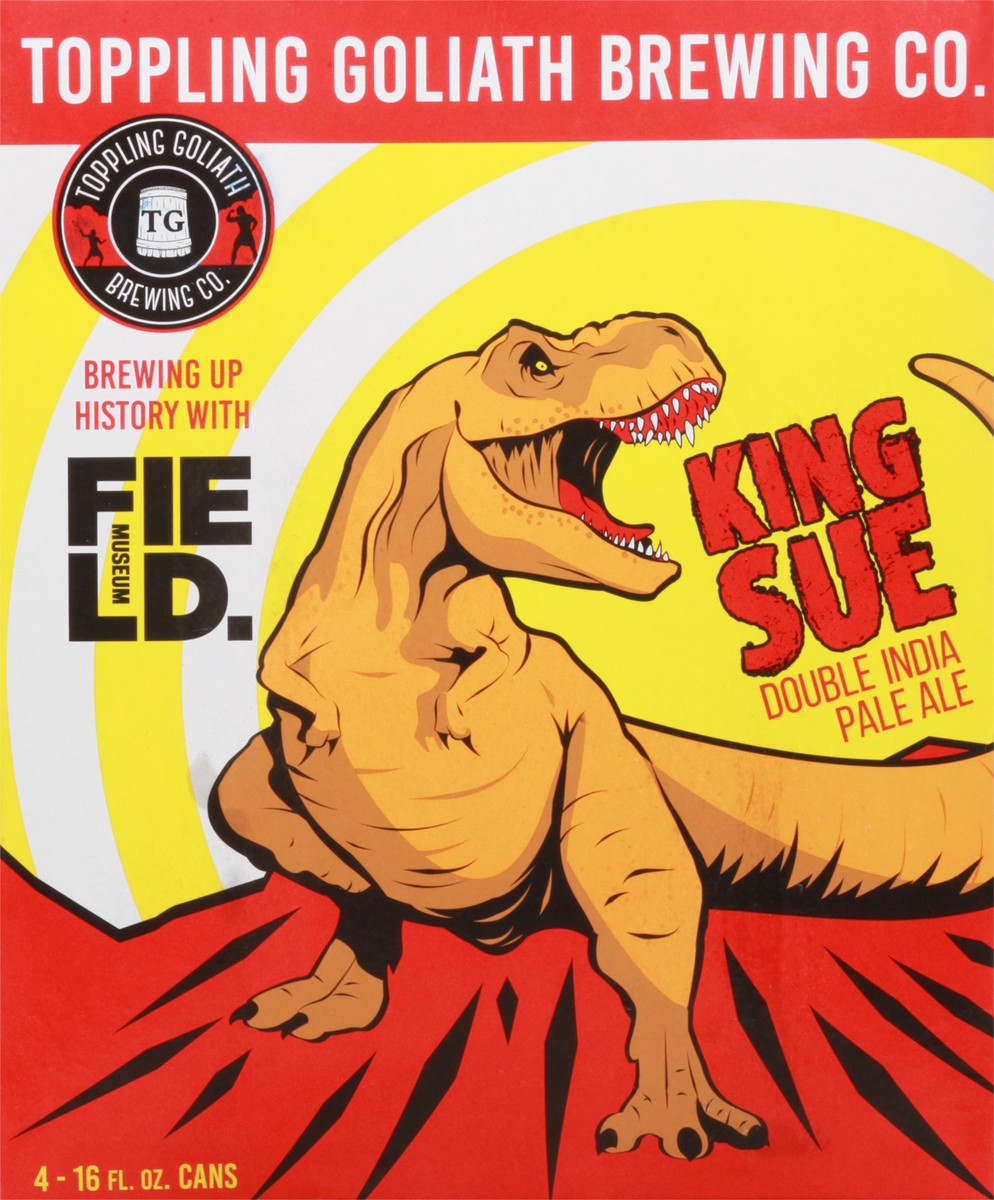 slide 6 of 9, Toppling Goliath Brewing Co. Toppling Goliath King Sue 6/4Pk 16Oz Can, 16 oz