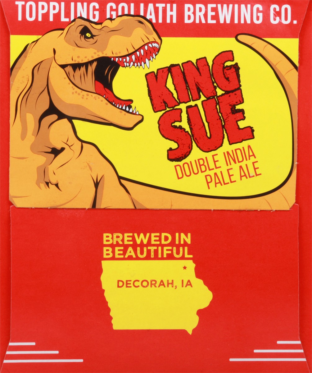 slide 7 of 9, Toppling Goliath Brewing Co. Toppling Goliath King Sue 6/4Pk 16Oz Can, 16 oz