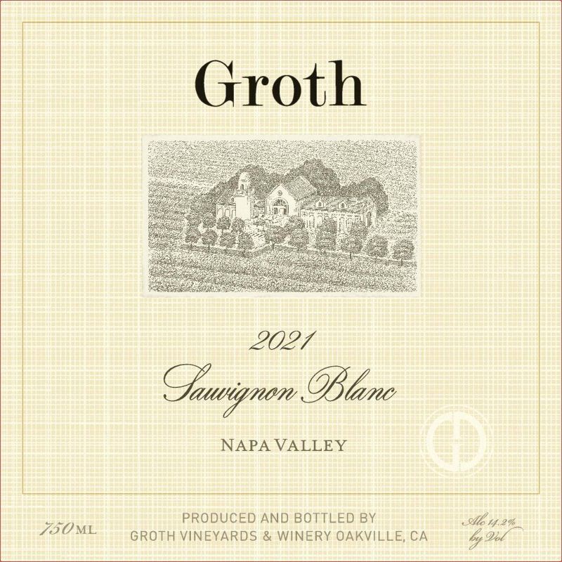 slide 2 of 2, Groth Sauvignon Blanc Wine, 750 ml