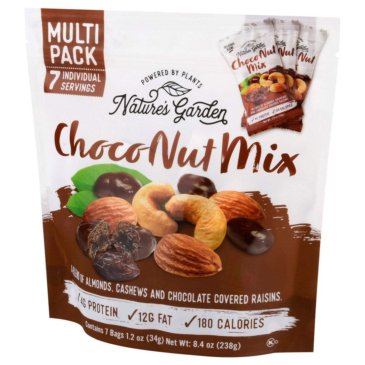 slide 13 of 13, Nature's Garden Choco Nut Mix Multi Pack 7 - 1.2 oz Bags, 7 ct