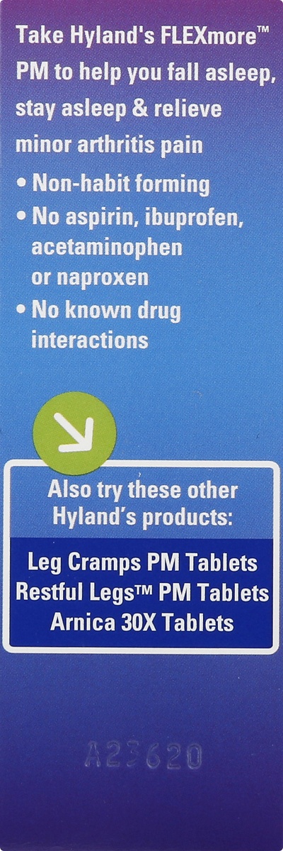 slide 6 of 9, Hyland's Homeopathic Flexmore Pm Arthritis Pain Relief Quick-Dissolving Tablets, 50 ct