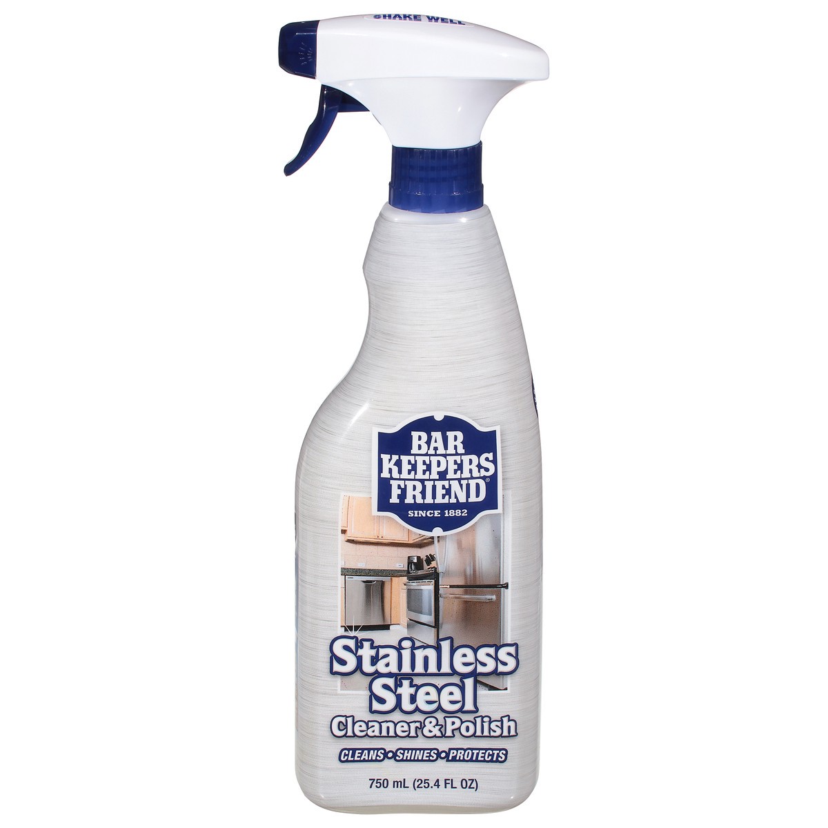 slide 1 of 4, Bar Keepers Friend Stainless Steel Cleaner & Polish 25.4 fl oz, 25.4 fl oz