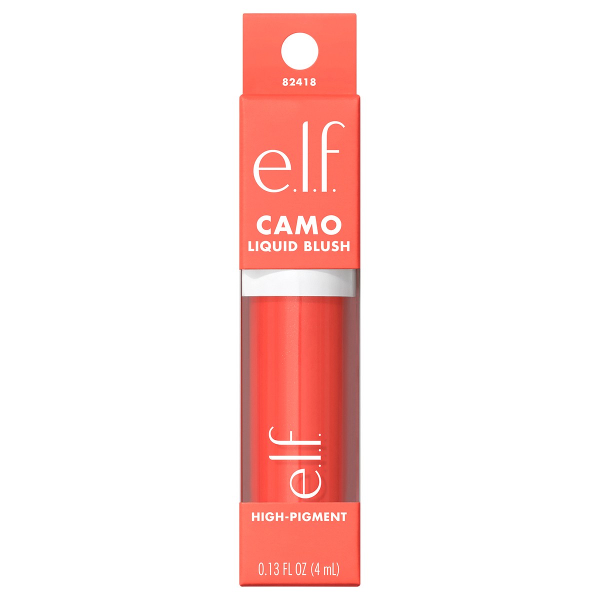 slide 1 of 13, e.l.f. Camo Liquid Blush, Coral Crush, 0.13 fl oz