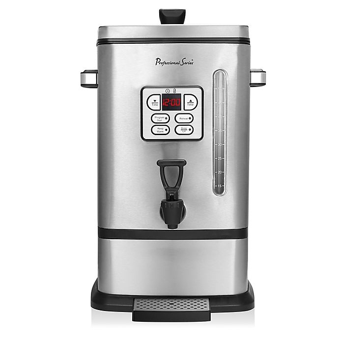 slide 1 of 4, Professional Series 50-Cup Stainless Steel Digital Coffee Urn, 1 ct