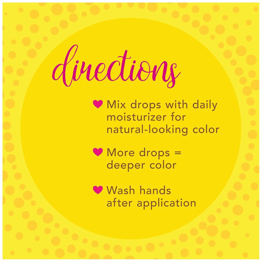 slide 2 of 5, Jergens Natural Glow Instant Sun Drops Self Tan Serum, 1 fl oz