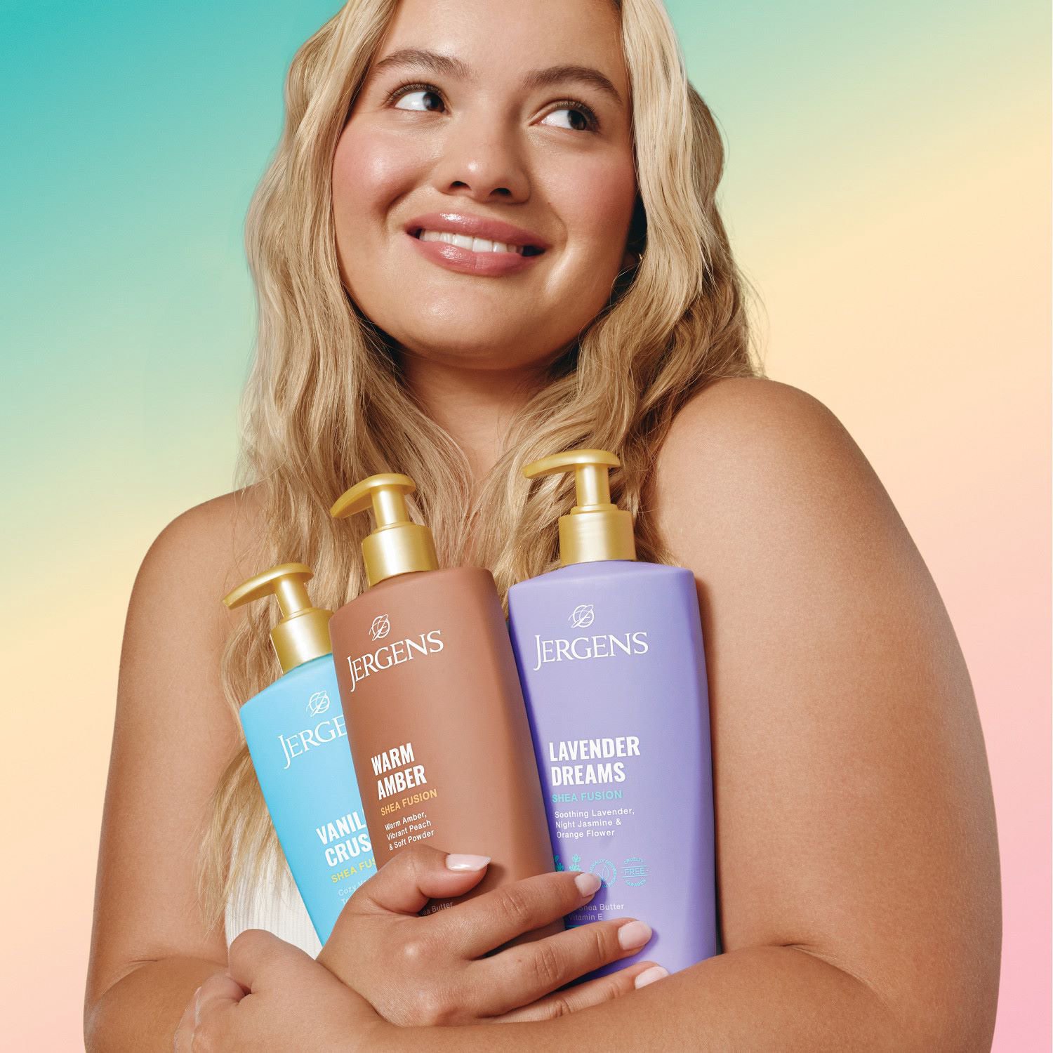 slide 6 of 7, Jergens Shea Fusion Scented Warm Amber Body Lotion 14 fl oz, 14 fl oz