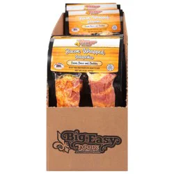 Big Easy Foods Cream Cheese and Cheddar Bacon Wrapped Jalapenos 8 oz