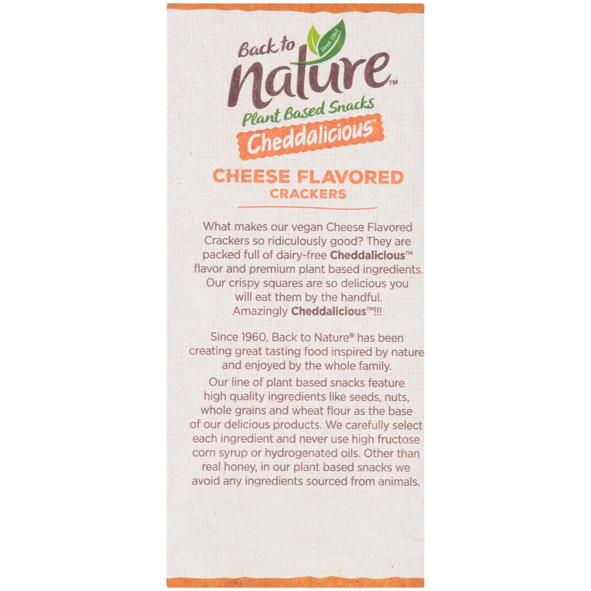 slide 3 of 9, Back to Nature™ Cheddalicious™ Cheese Flavored Crackers 6-1 oz. Pouches, 6 oz