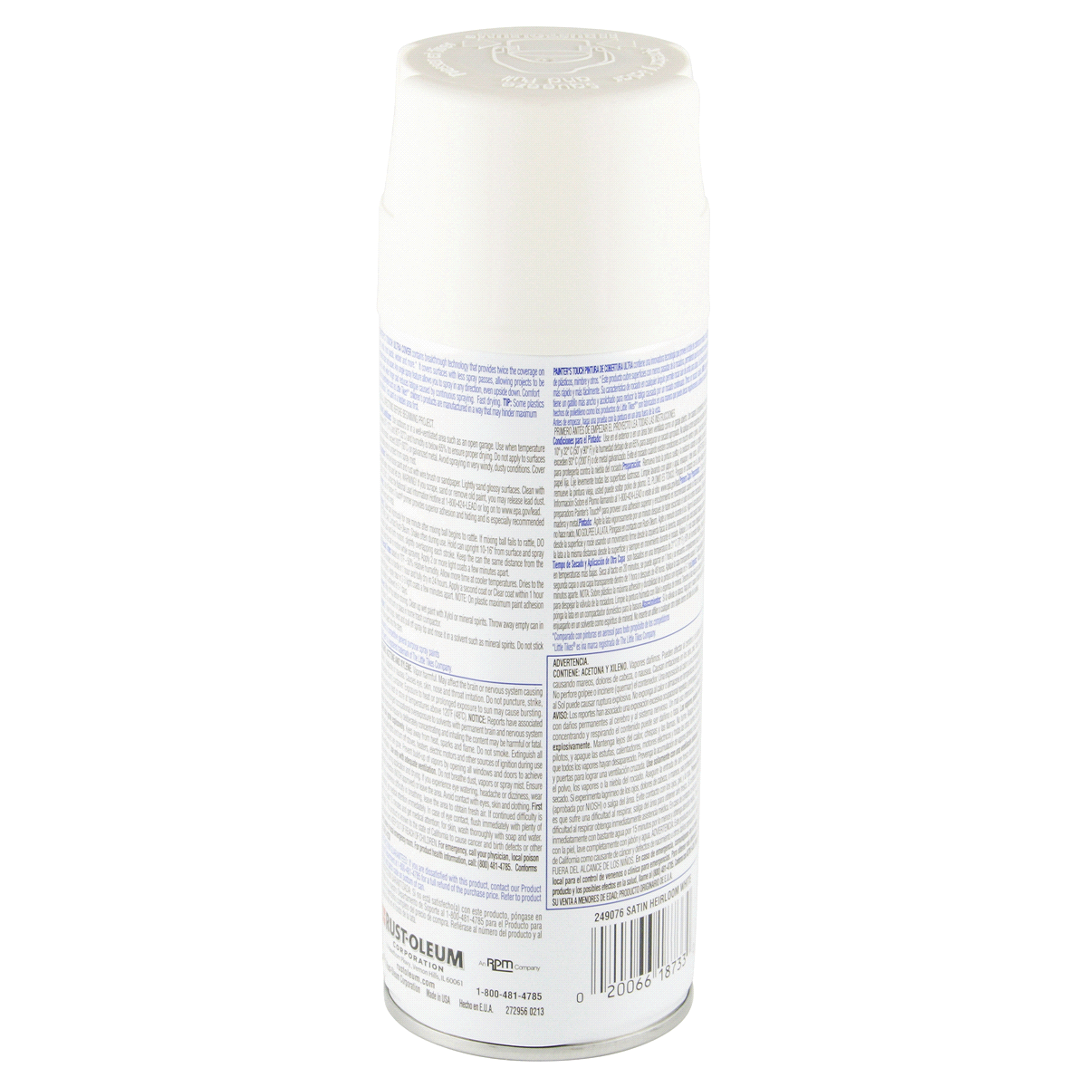 slide 4 of 81, Rust-Oleum 12oz 2X Painter's Touch Ultra Cover Satin Spray Paint Heirloom White, 12 oz