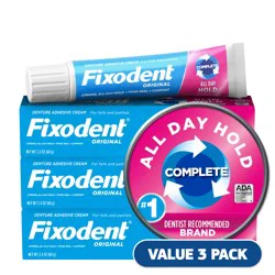 Fixodent Complete Original Denture Adhesive Cream