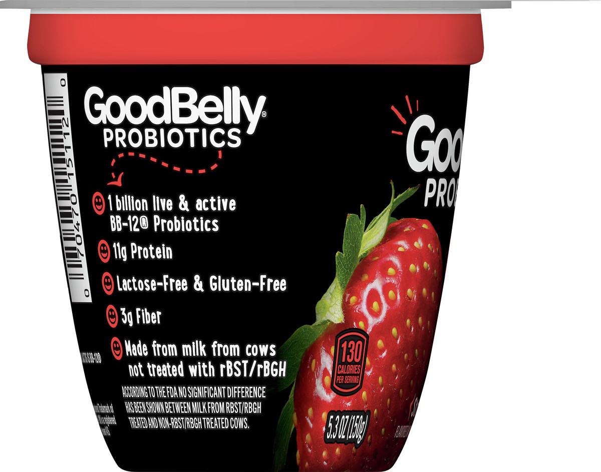 slide 7 of 9, GoodBelly Probiotics Lactose Free Low Fat Strawberry Yogurt 5.3 oz, 5.3 oz