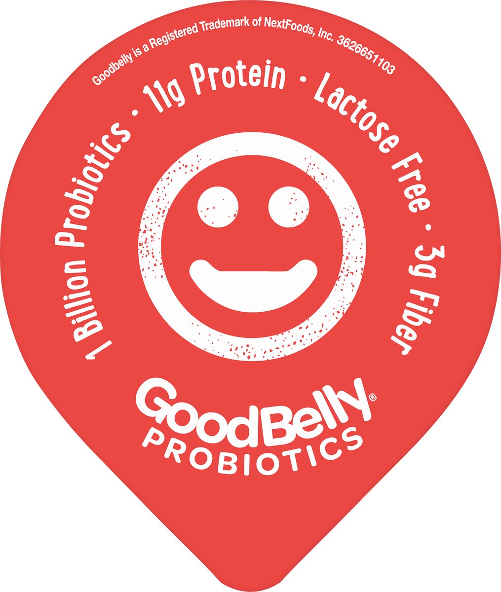 slide 9 of 9, GoodBelly Probiotics Lactose Free Low Fat Strawberry Yogurt 5.3 oz, 5.3 oz