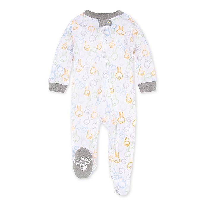 slide 1 of 2, Burt's Bees Baby Newborn Cotton Tails Organic Cotton Sleep N' Play - Grey, 1 ct