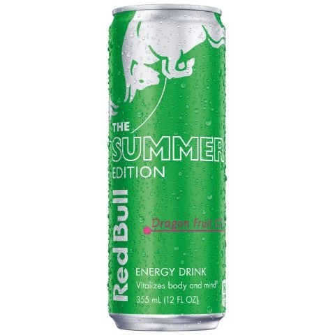 slide 1 of 1, Red Bull Green Edition Dragon Fruit, 12 oz