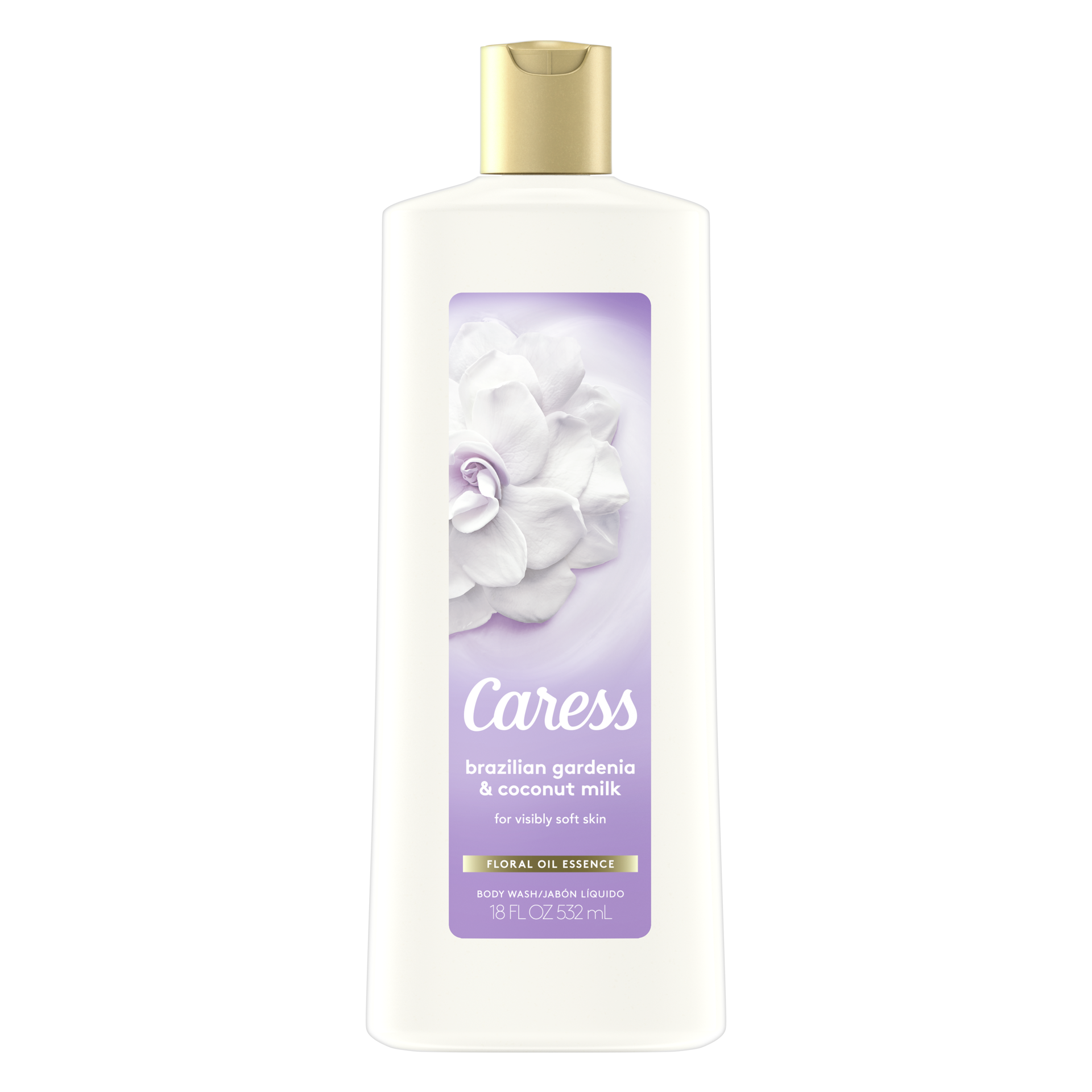 slide 2 of 4, Caress Bdy Wash Pure Embrace, 18 fl oz