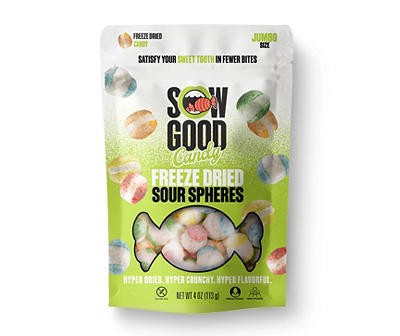 slide 1 of 1, Sow Good Sweet Spheres Freeze Dried Candy 4 oz, 4 oz