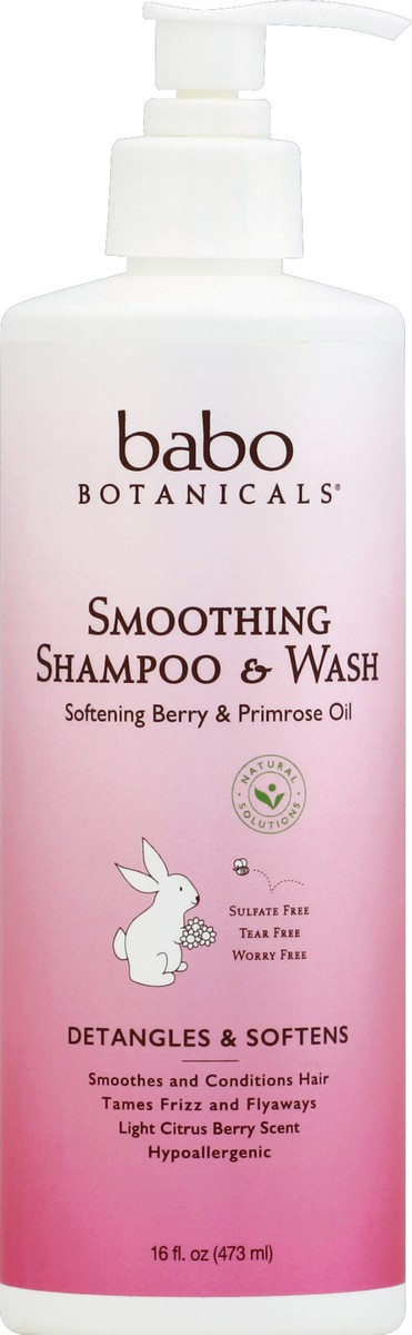 slide 1 of 3, babo Botanicals Shampoo & Wash 16 oz, 16 oz