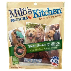 Milo's Kitchen Dog Treat, Beef Sausage