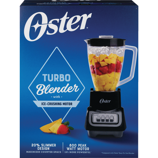 slide 1 of 1, Oster 800W Turbo Blender, 6 Cup, 1 ct