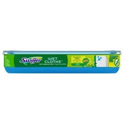 Swiffer Sweep + Mop, Wet Pads Refill, Floor Cleaner, Cleaning Cloths, Gain, 12ct