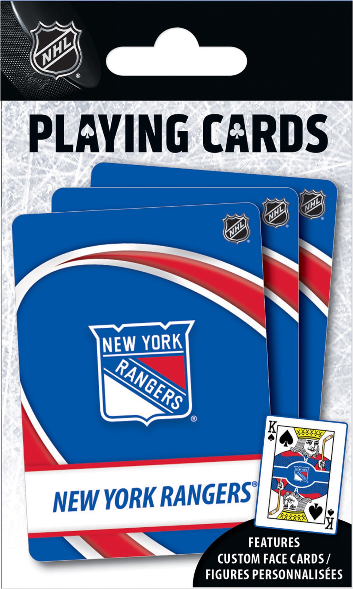 slide 1 of 4, NHL New York Rangers Playing Cards, 1 ct