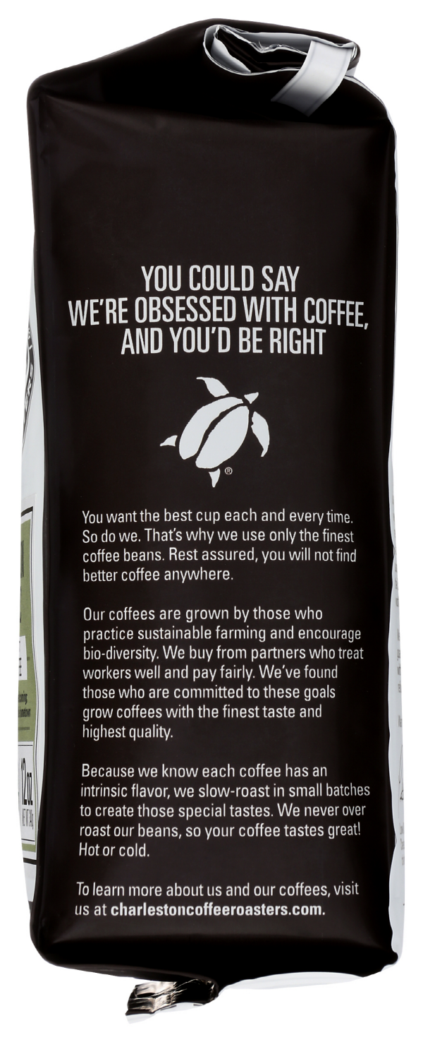 slide 5 of 10, Charleston Coffee Roasters, Charleston Organic, Medium Roast Ground Coffee - 12 oz, 12 oz